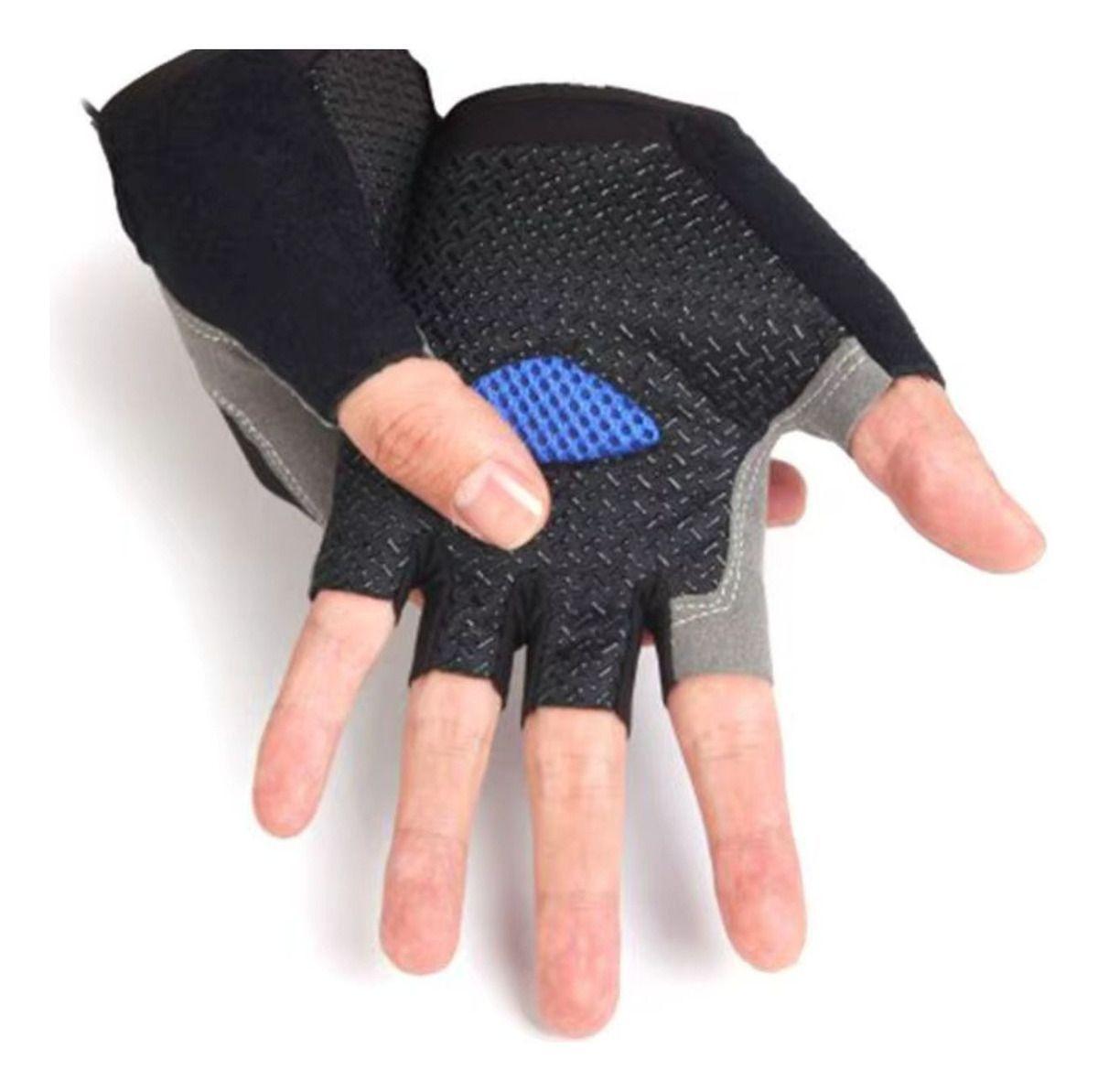 SET 2 GUANTES DEPORTIVOS CICLISMO GIMNASIO VELCRO LAU-0