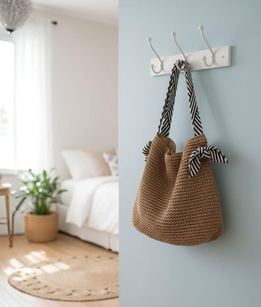 Cartera Bolso Casual Asas Diseño Contraste Moderno Jhn-6