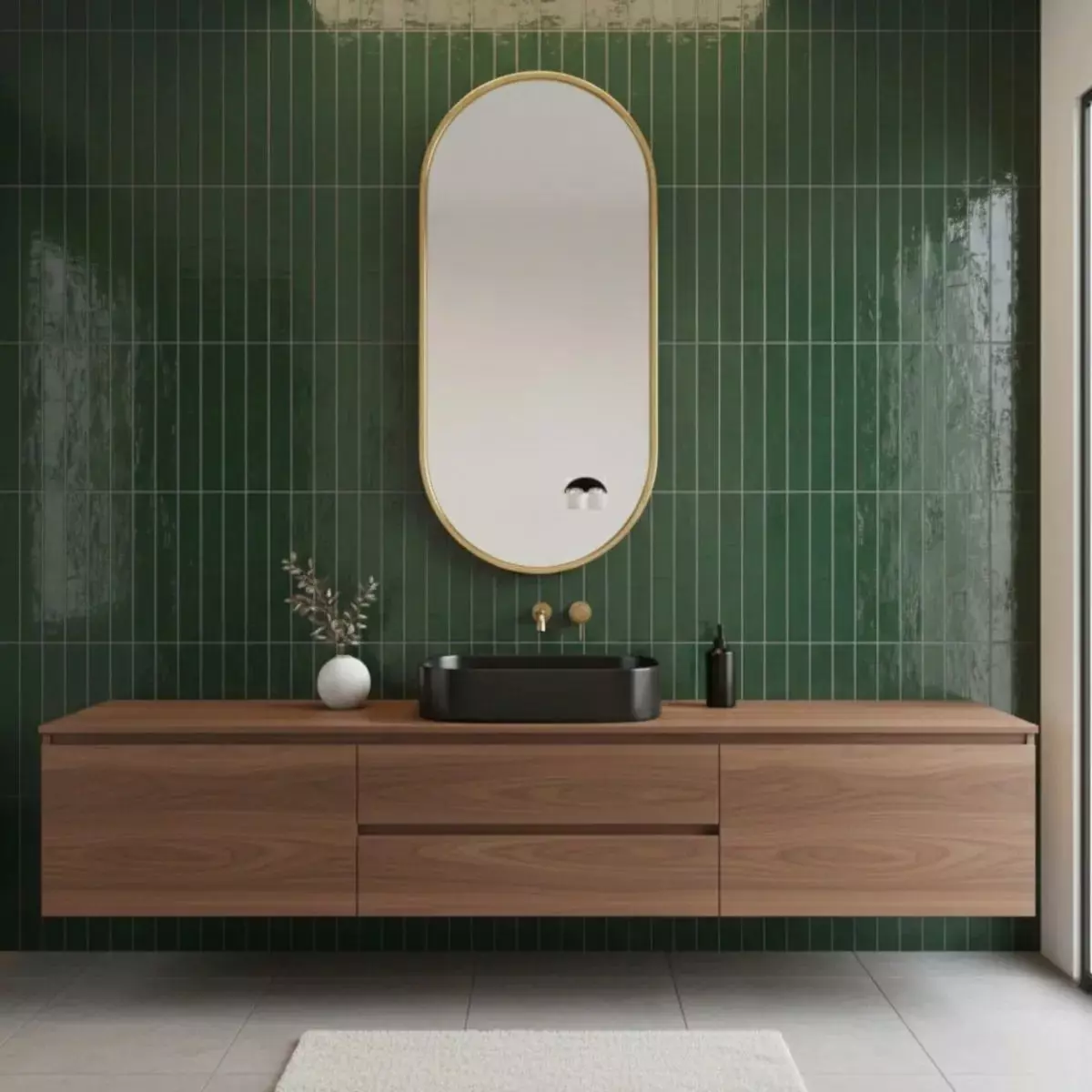 Espejo Decorativo Pared Ovalado Estilo Minimalista Hogar Jhn-6