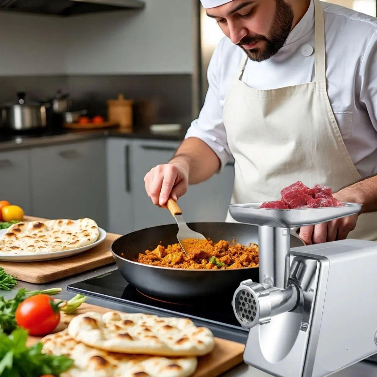 Moledora Carne Profesional Cocina Embutidos Salchichas ALJ-7