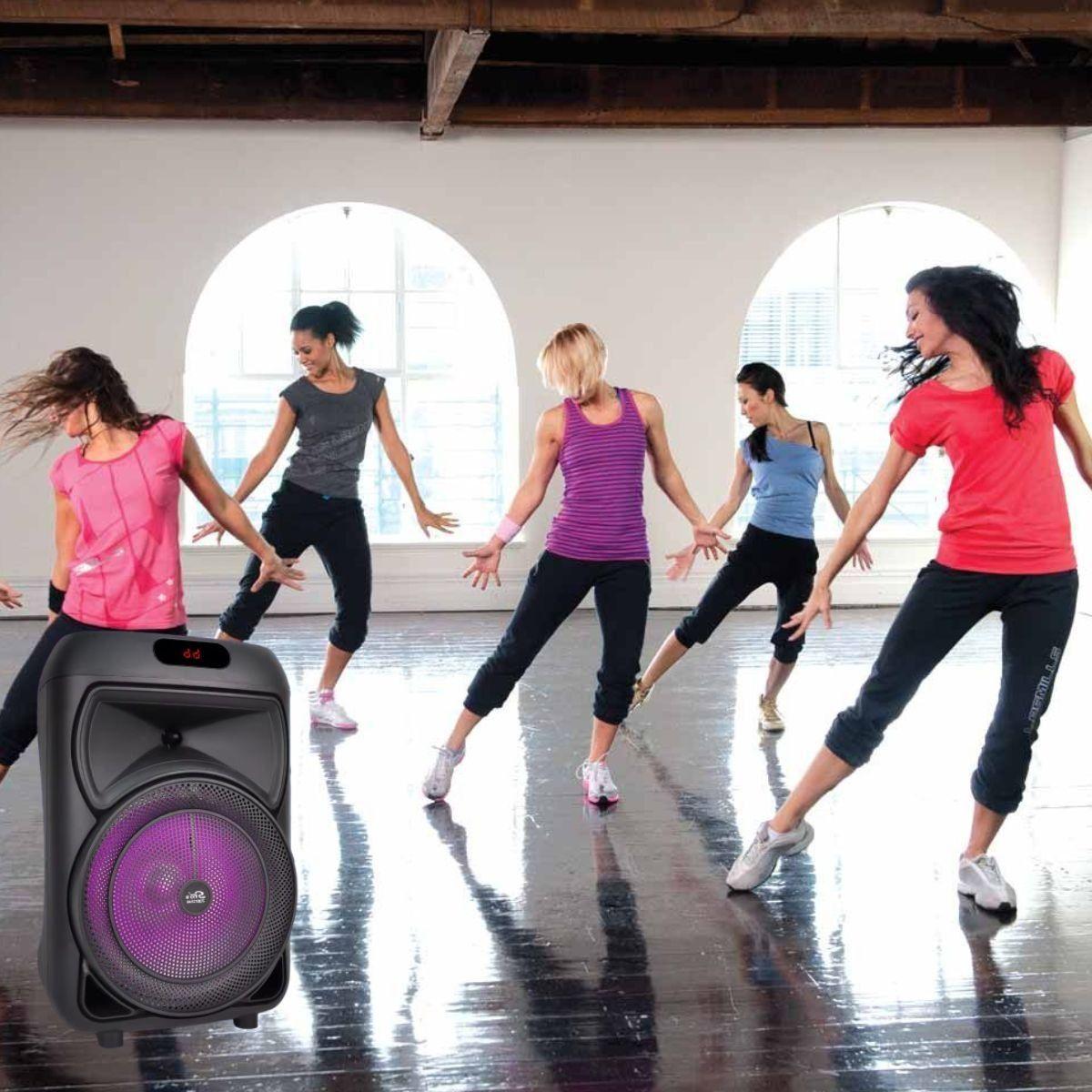 PARLANTE ALTAVOZ PORTATIL MICROFONO CONTROL REMOTO LAU-2