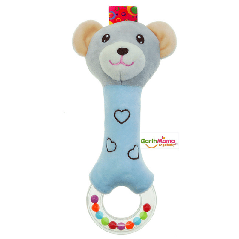 Set 2 Juguete Sonajero Peluche Animales Divertido Lau-7