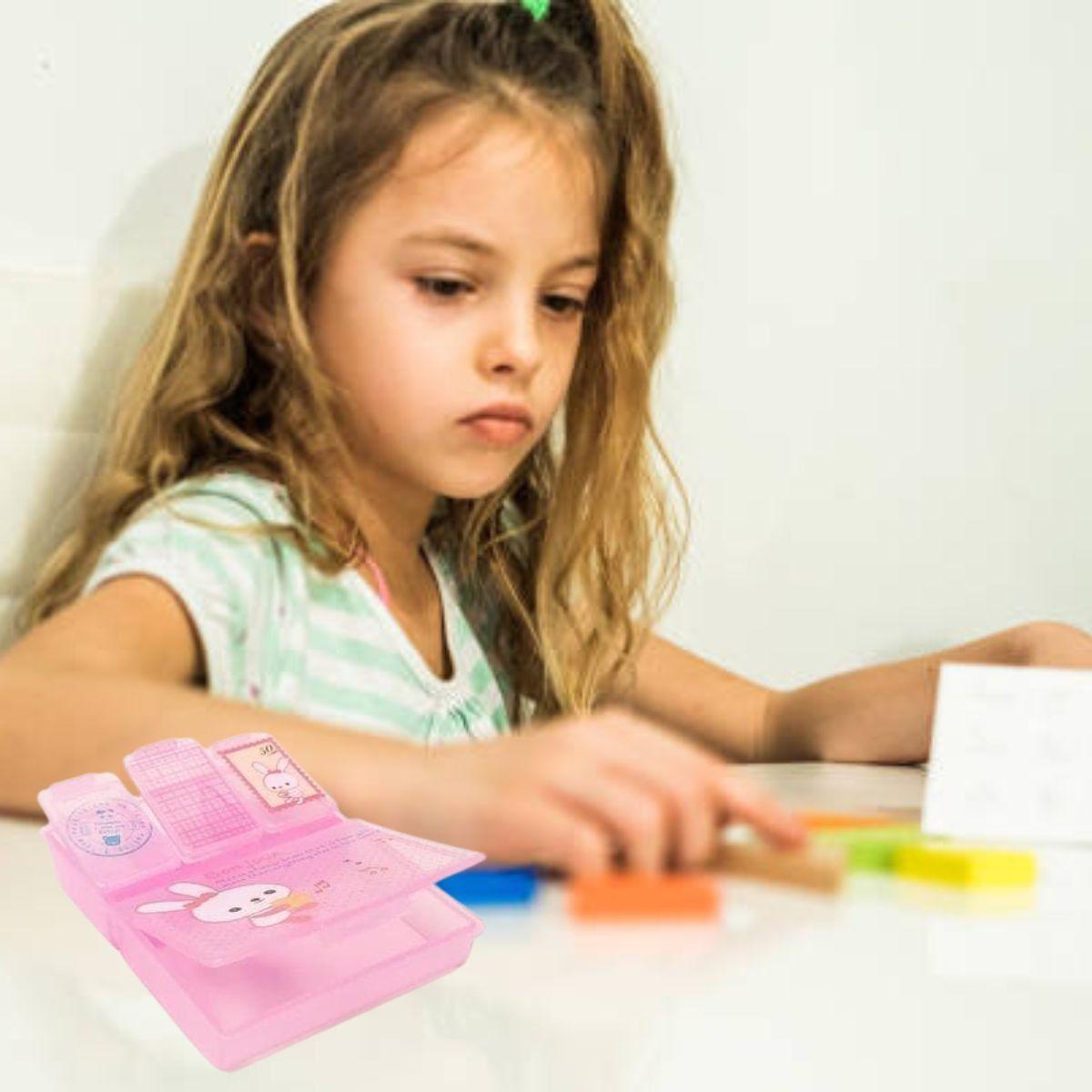 SET 6 PASTILLERO MINI CAJA ANIMADO ROSA PORTATIL LAU-6