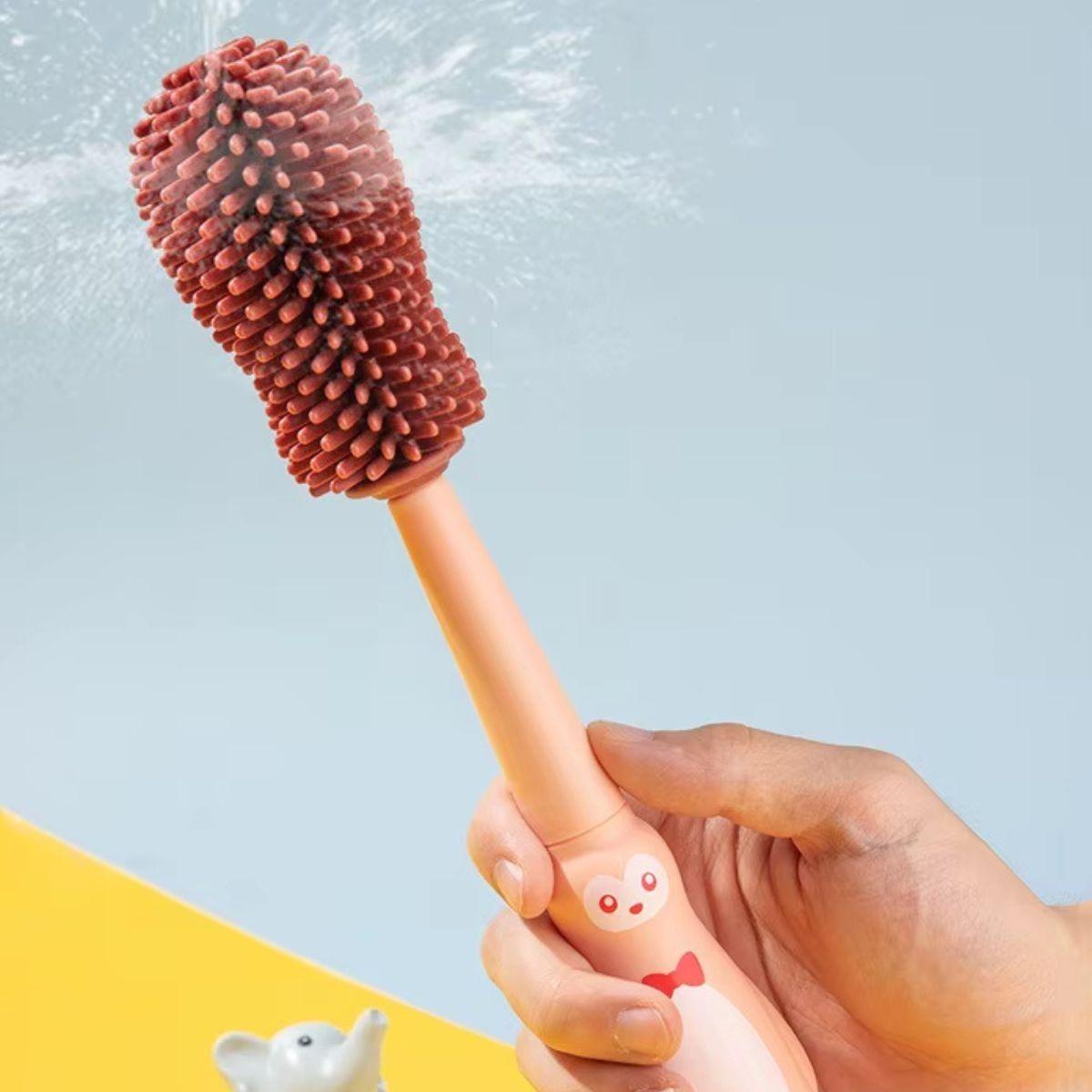 SET 2 CEPILLOS LIMPIA MAMADERA SILICONA BIBERON BEBE LAU-6