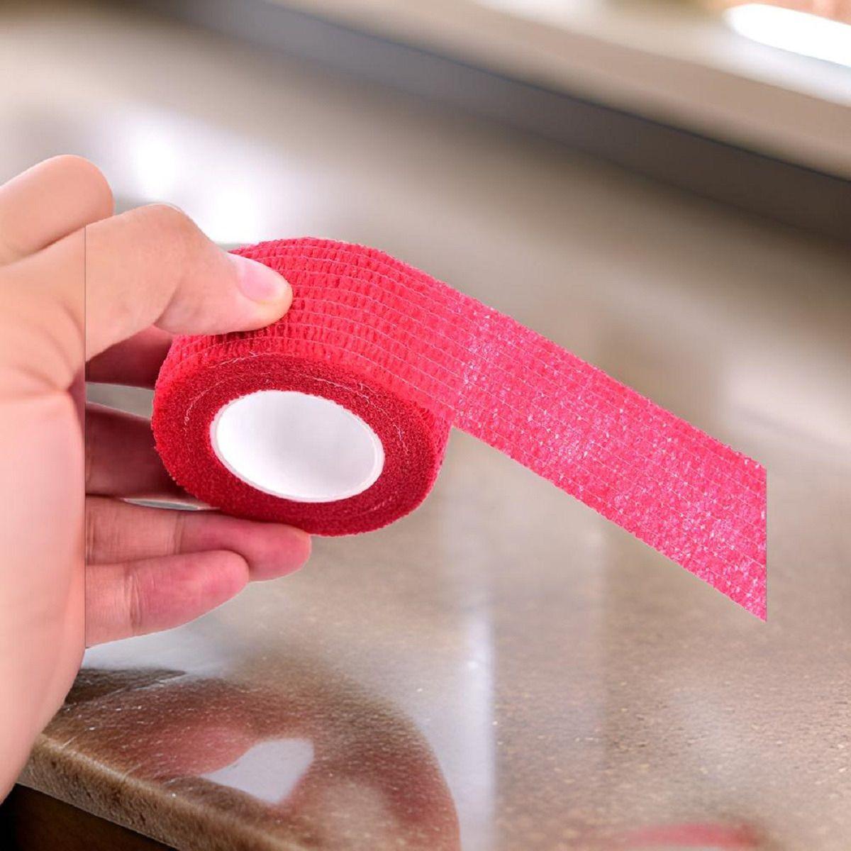 Set 15 Vendas Coban Elástica Primeros Auxilio 2,5cmx4,5m Lau-7