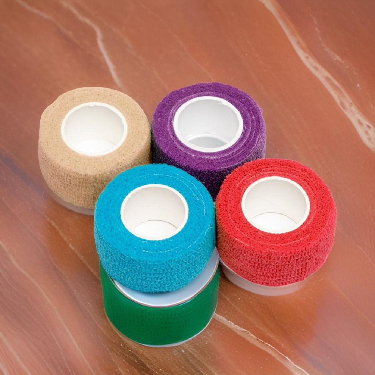 Set 15 Vendas Coban Elástica Primeros Auxilio 2,5cmx4,5m Lau-9