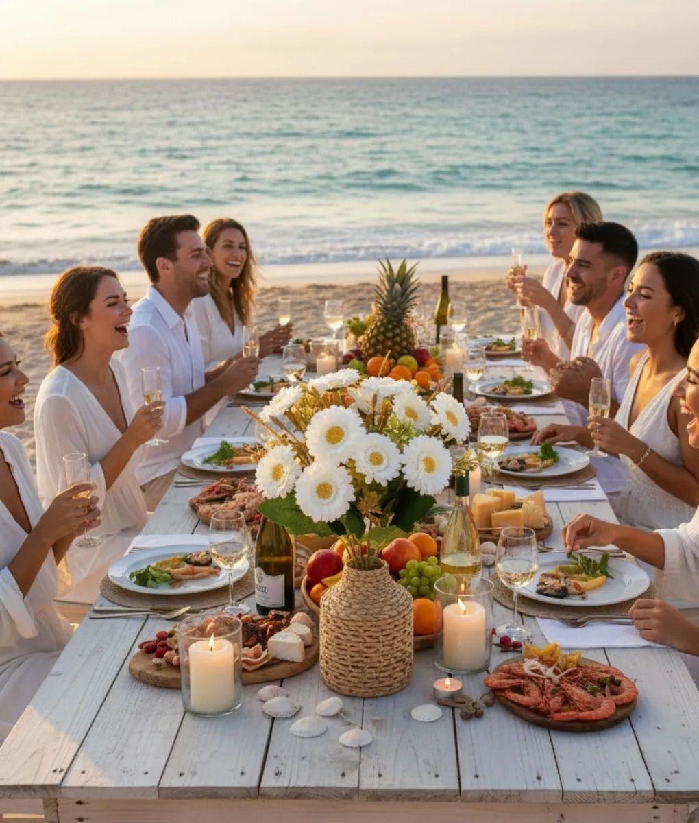 Set 4 Ramo Flores Artificiales Frescura Encanto Adorno Jhn-3