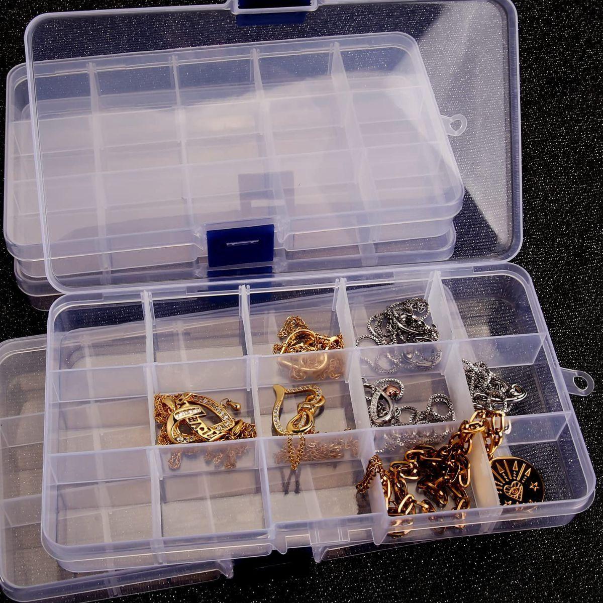 SET 5 CAJAS ORGANIZADORA MULTIFUNCIONAL JOYAS LAU-2