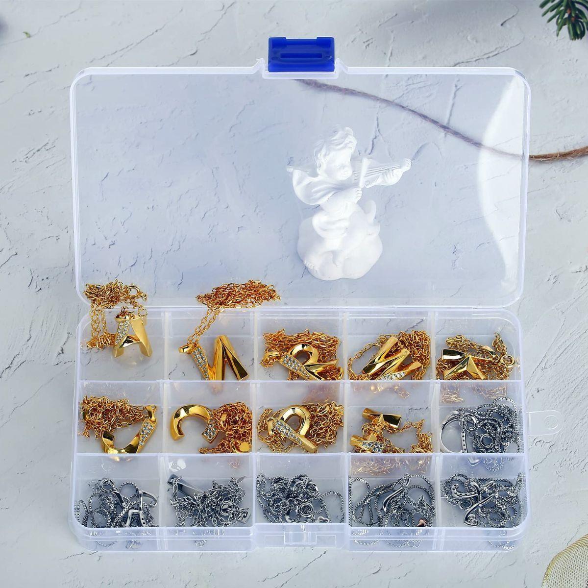 SET 5 CAJAS ORGANIZADORA MULTIFUNCIONAL JOYAS LAU-4