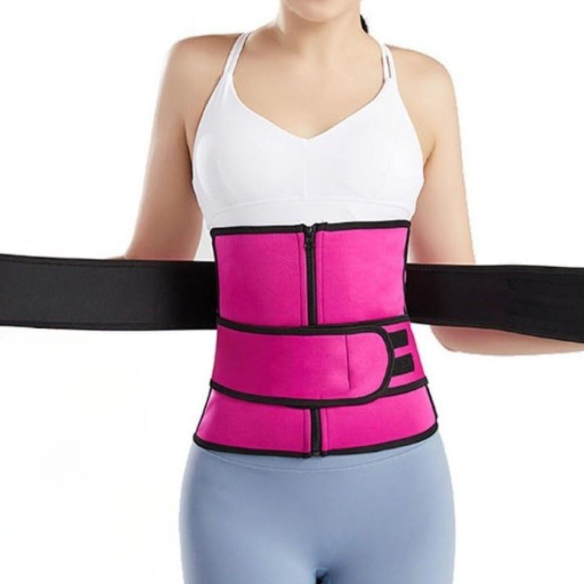 SET 2 FAJAS REDUCTORA MOLDEADORA NEOPRENO SOPORTE LUMBAR LAU-7