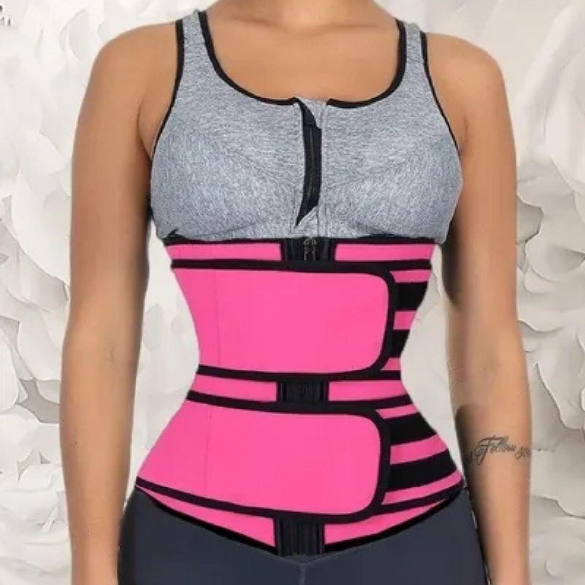 SET 2 FAJAS REDUCTORA MOLDEADORA NEOPRENO SOPORTE LUMBAR LAU-8