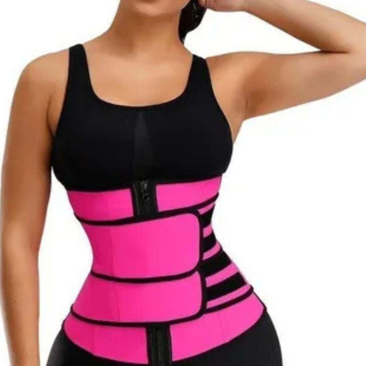 SET 2 FAJAS REDUCTORA MOLDEADORA NEOPRENO SOPORTE LUMBAR LAU-9