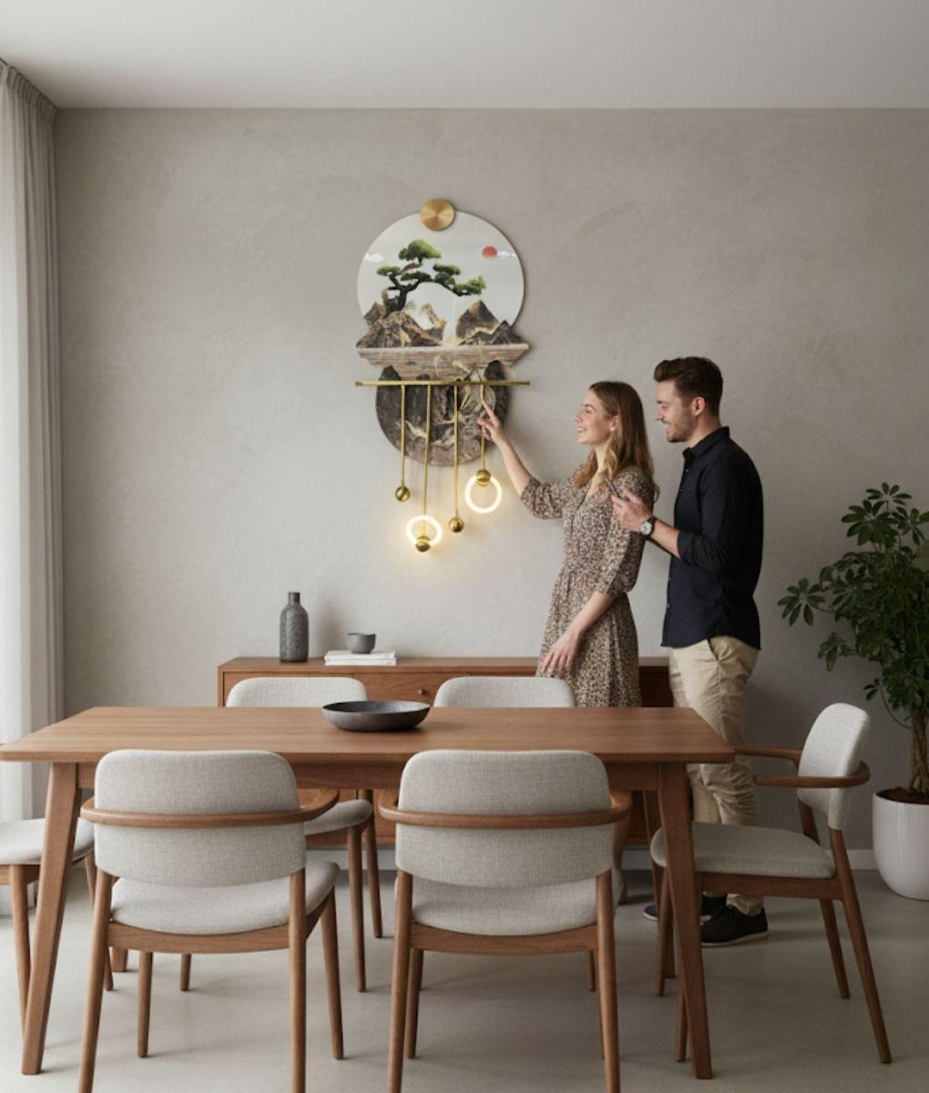 Decoración Pared Cuadro LED Decorativo Moderno Hogar Jhn-4