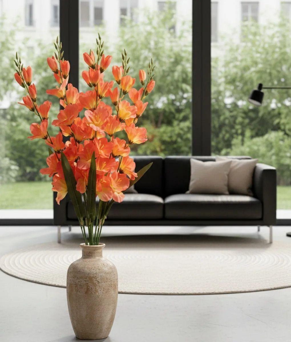 Set 2 Ramo Floral Decorativo Adorno Artificial Arreglo Jhn-7