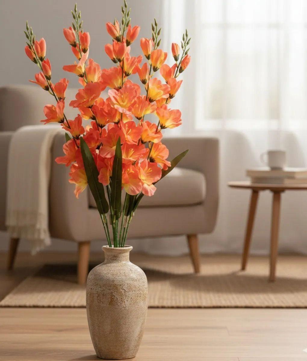 Set 2 Ramo Floral Decorativo Adorno Artificial Arreglo Jhn-8