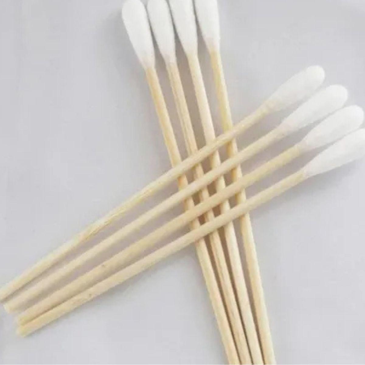 SET 7 PAQUETES HISOPOS X100 TOMA MUESTRA HIGIENE ALGODON LAU-6