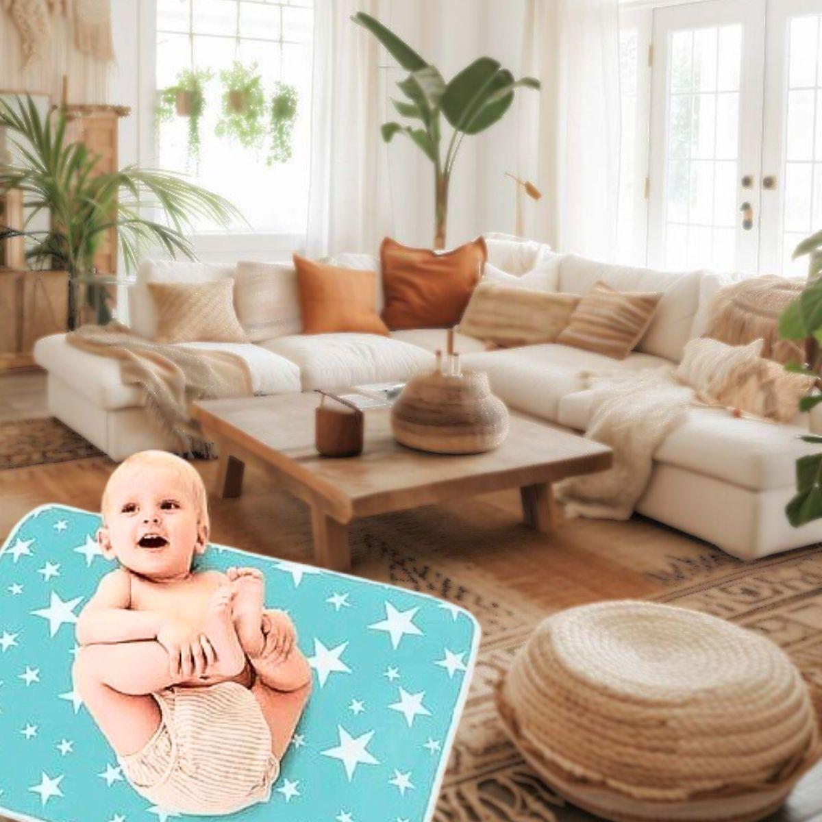 Mudador Portátil Impermeable Reutilizable Protector Bebe Lau-2