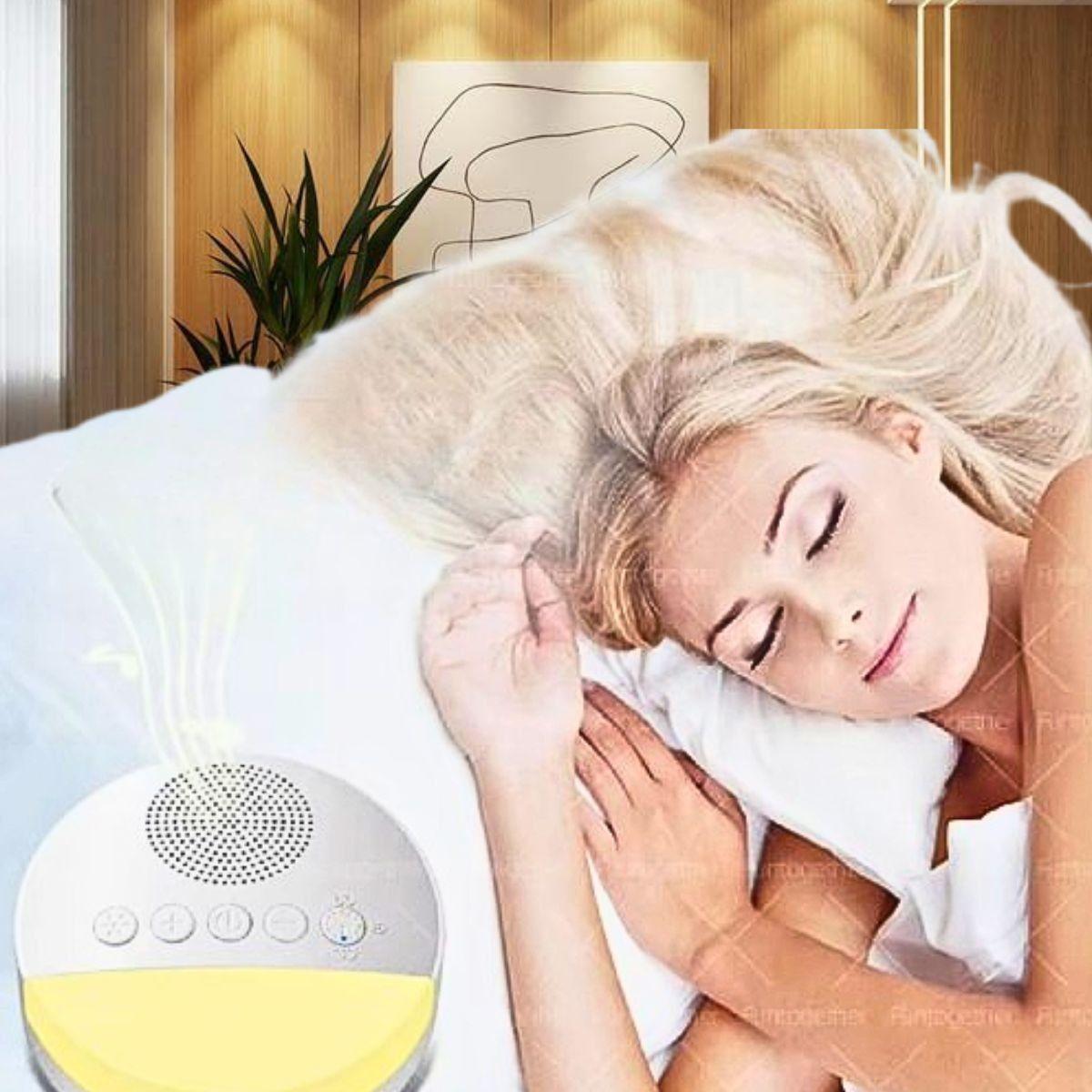 Monitor Ruido Blanco Luz Cálida Recargable USB Bebe Lau-6