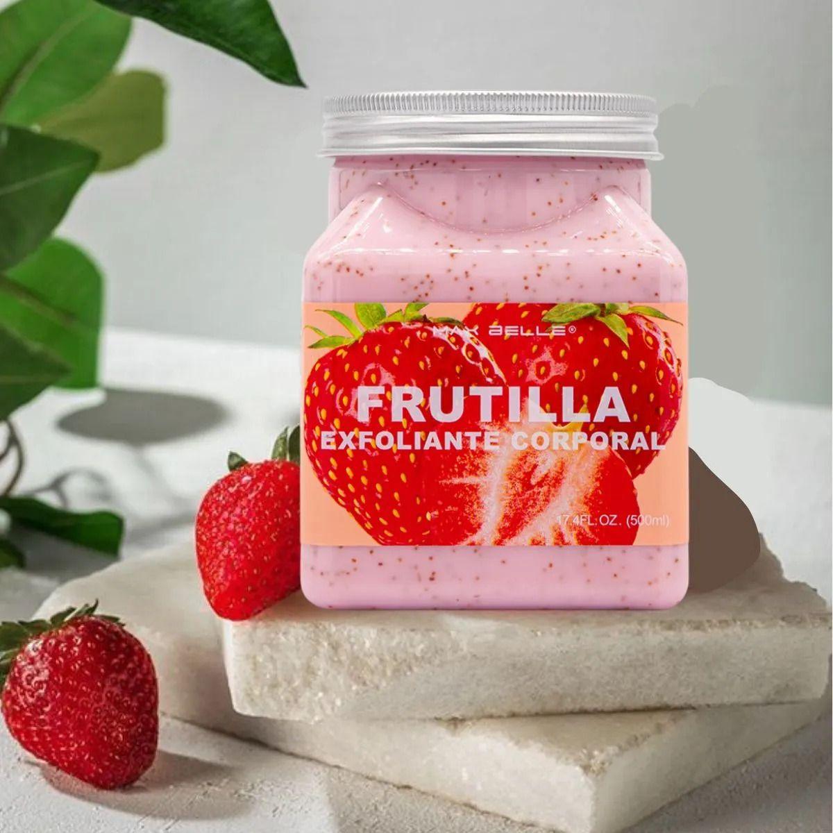 SET 2 EXFOLIANTES CORPORALES FRUTILLA PIEL SUAVE FRECA LAU-3