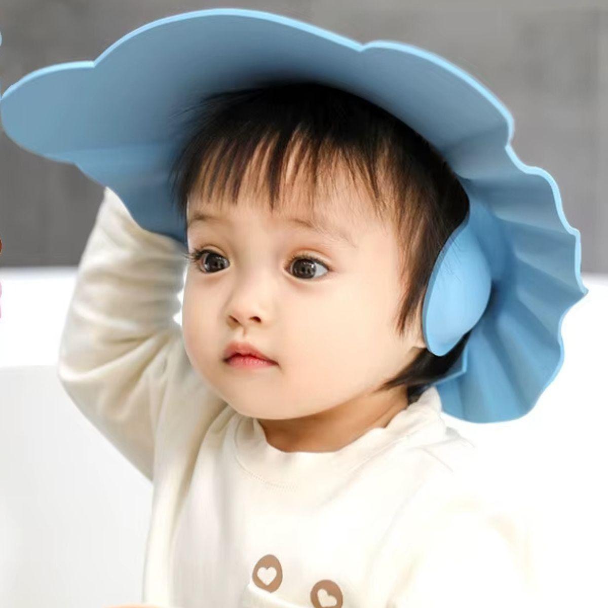 SET 4 VISERA GORRO DUCHA PROTECTOR AJUSTABLE NIÑOS LAU-9