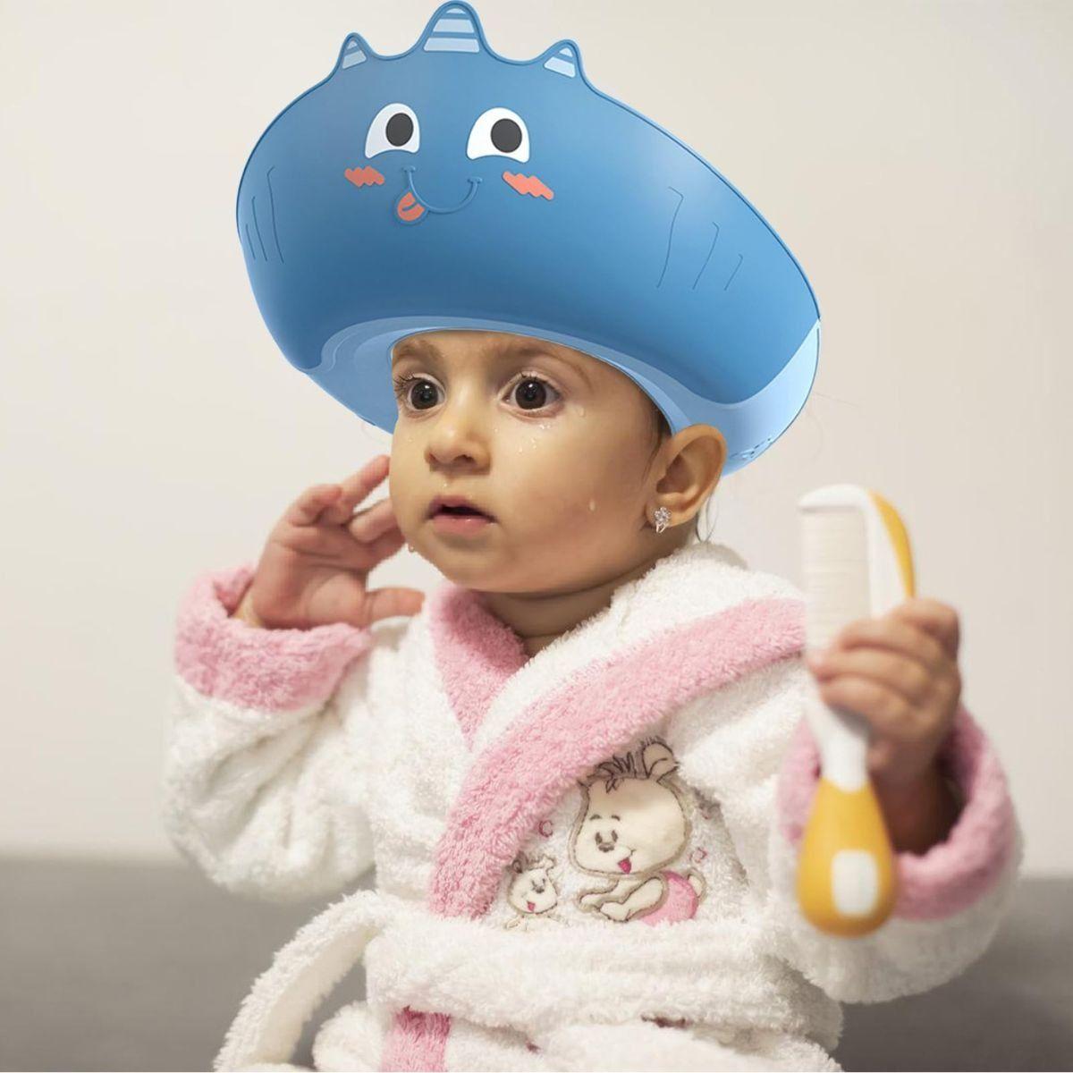 SET 3 VISERA BAÑO INFANTIL DISEÑO MONSTRUITO DUCHA BEBE LAU-7