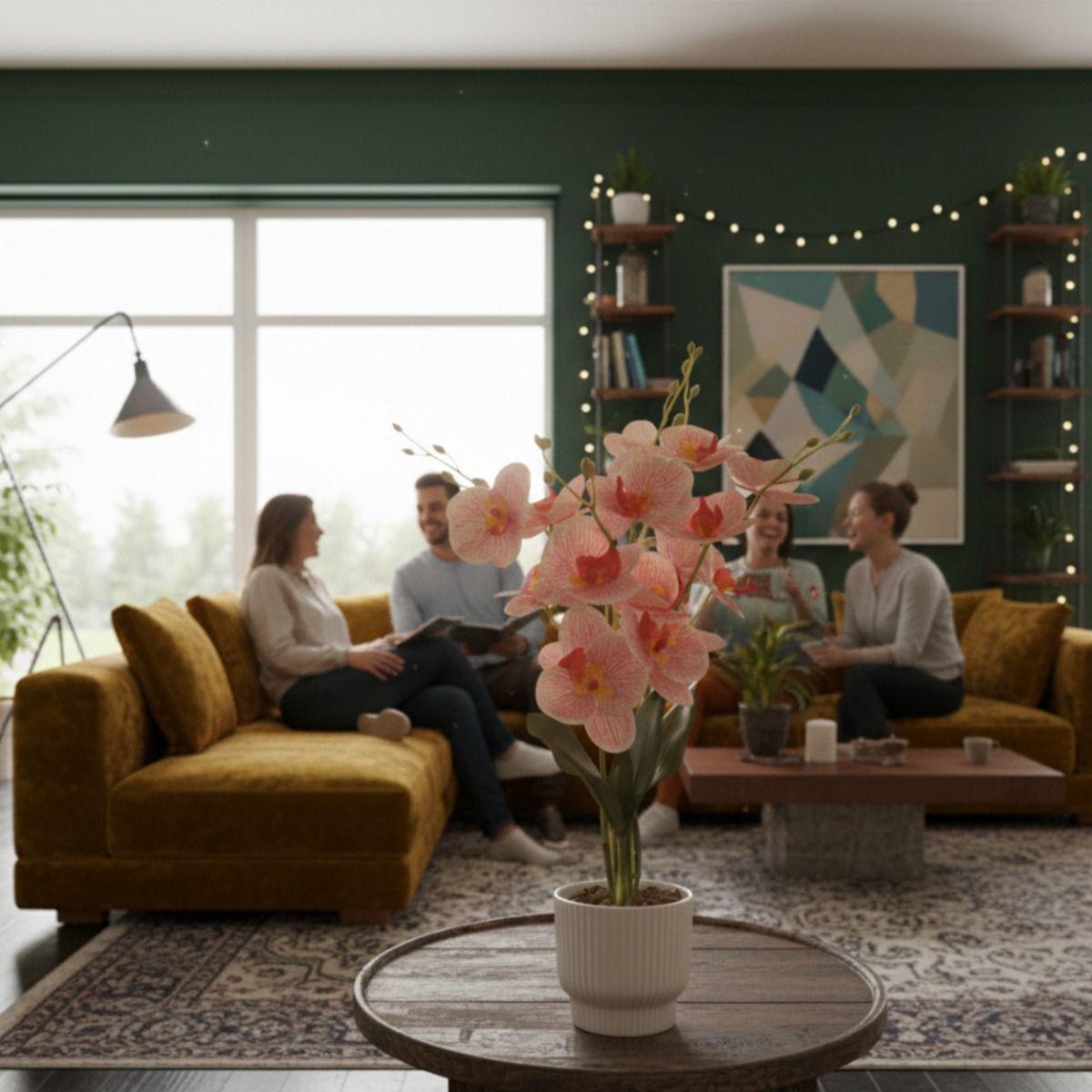 Planta Decorativa Artificial Arreglo Elegancia Floral Jhn-3