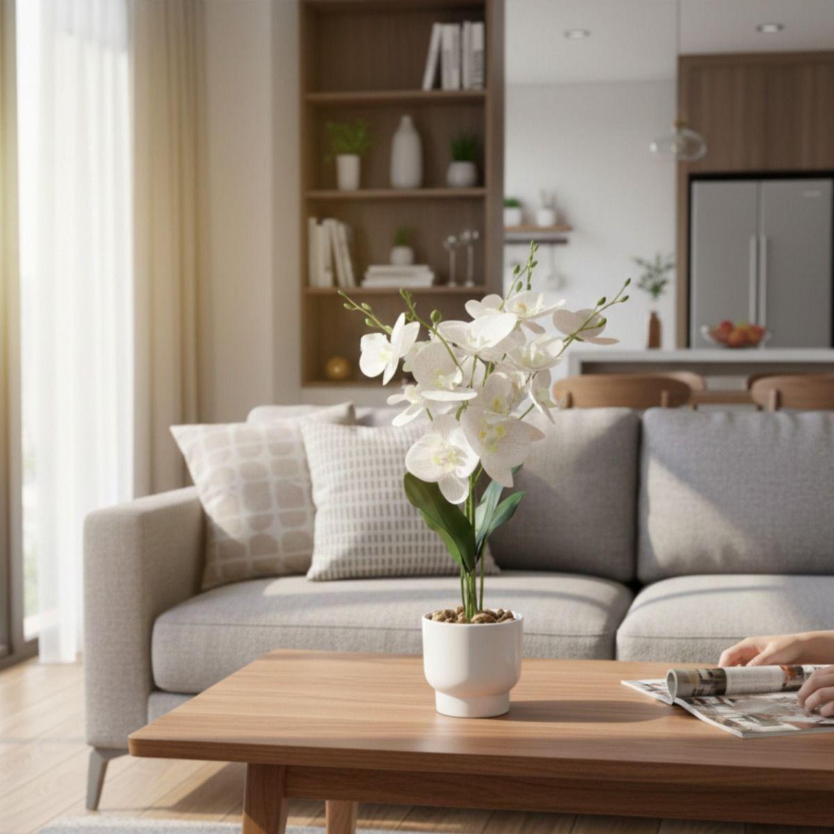 Planta Decorativa Artificial Arreglo Elegancia Floral Jhn-6