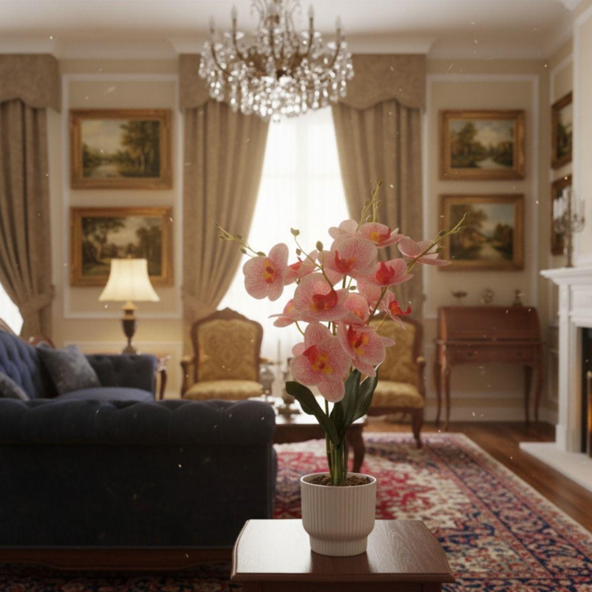 Planta Decorativa Artificial Arreglo Elegancia Floral Jhn-7