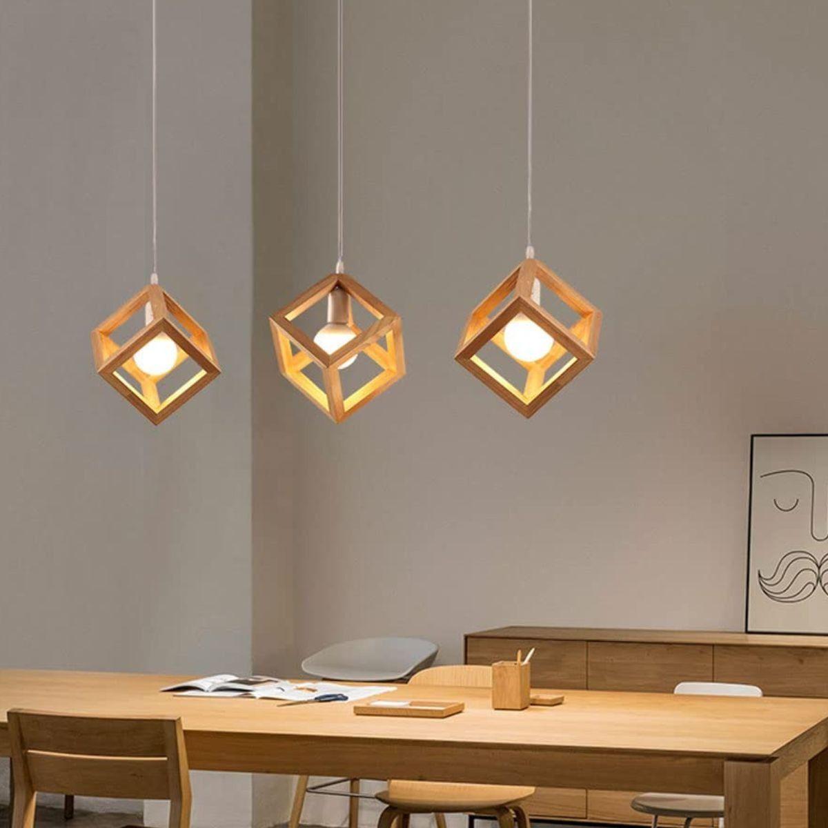 LAMPARA COLGANTE RUSTICA GRANJA VINTAGE DECORA HOGAR LAU-3