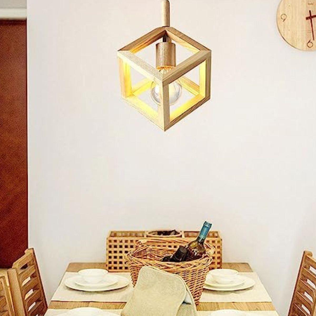 LAMPARA COLGANTE RUSTICA GRANJA VINTAGE DECORA HOGAR LAU-7