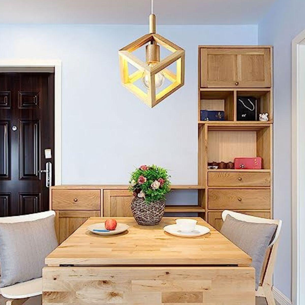 LAMPARA COLGANTE RUSTICA GRANJA VINTAGE DECORA HOGAR LAU-8