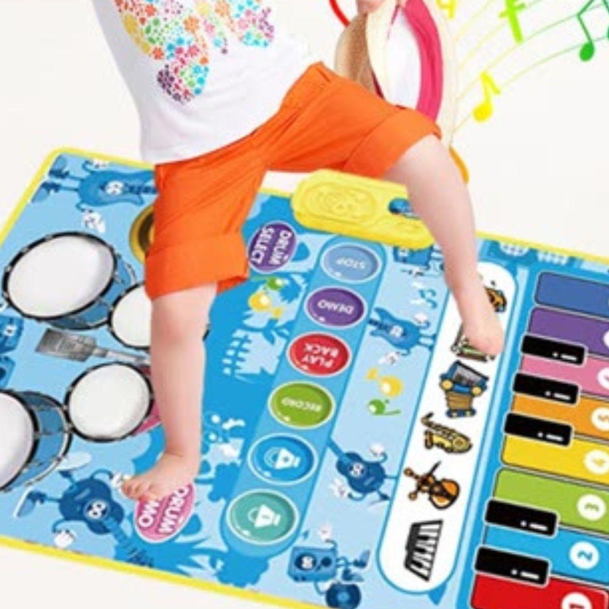 TAPETE ALFOMBRA MUSICAL INTERACTIVO SENSORIAL BEBE LAU-7
