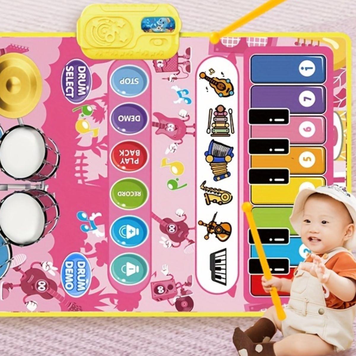TAPETE ALFOMBRA MUSICAL INTERACTIVO SENSORIAL BEBE LAU-9