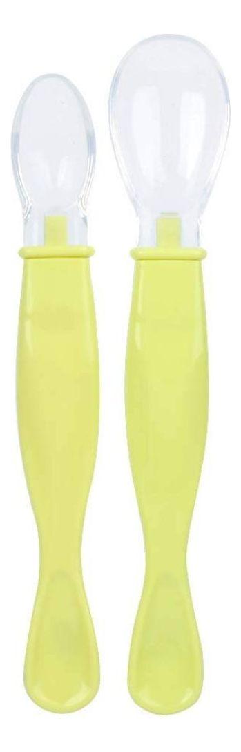 SET 3 CUCHARAS ERGONOMICA SILICONA FLEXIBLE PARA BEBE LAU-3