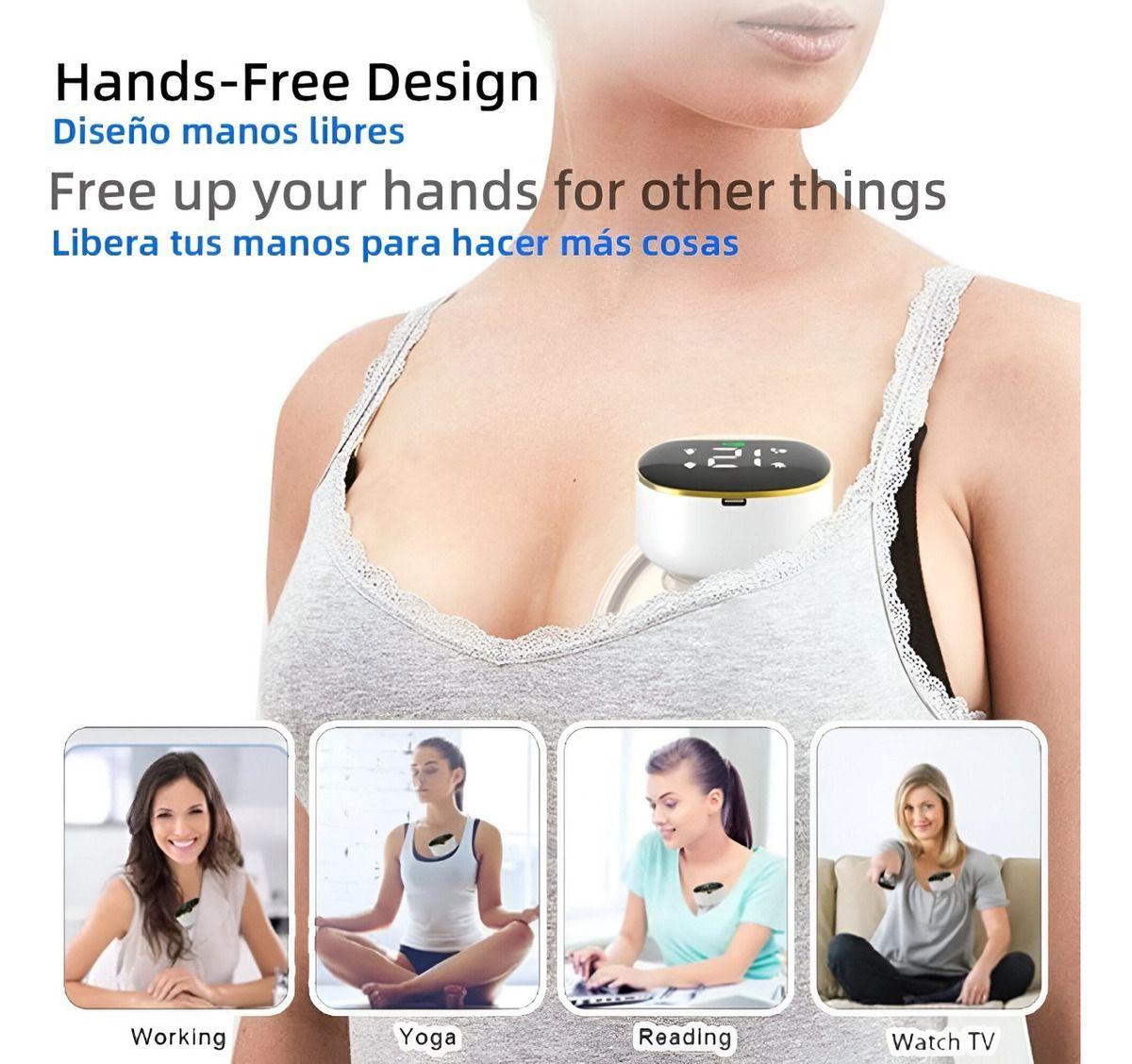 Sacaleche Extractor Leche Portátil Inalámbrico Ligero Jhn-3