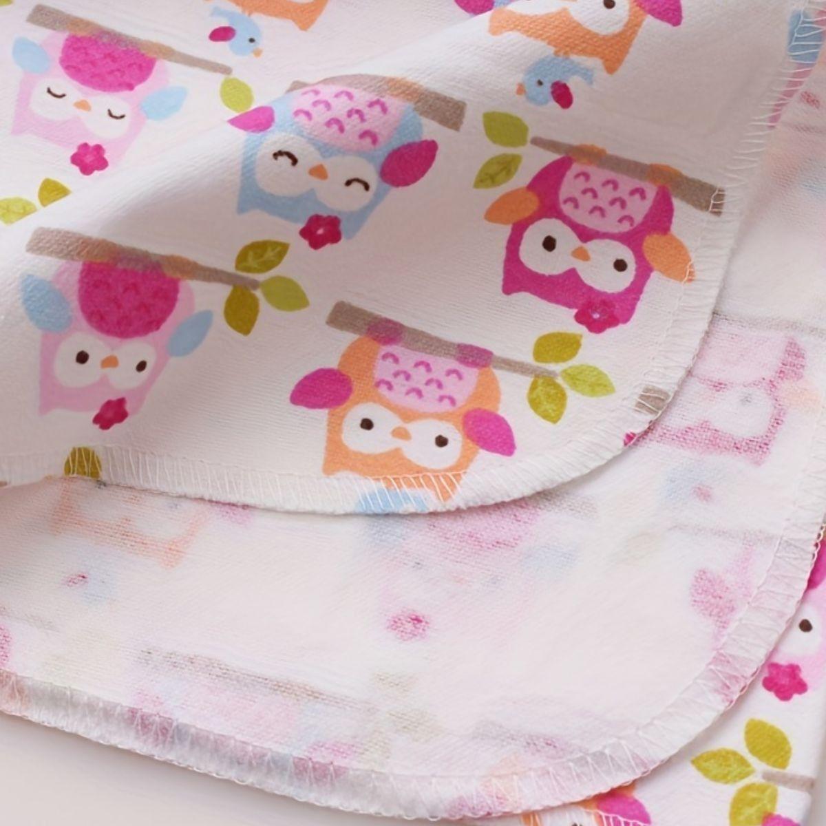 SET MANTAS PAÑALES DE TELA TUTOS TELA ESTAMPADOS BEBE LAU-7