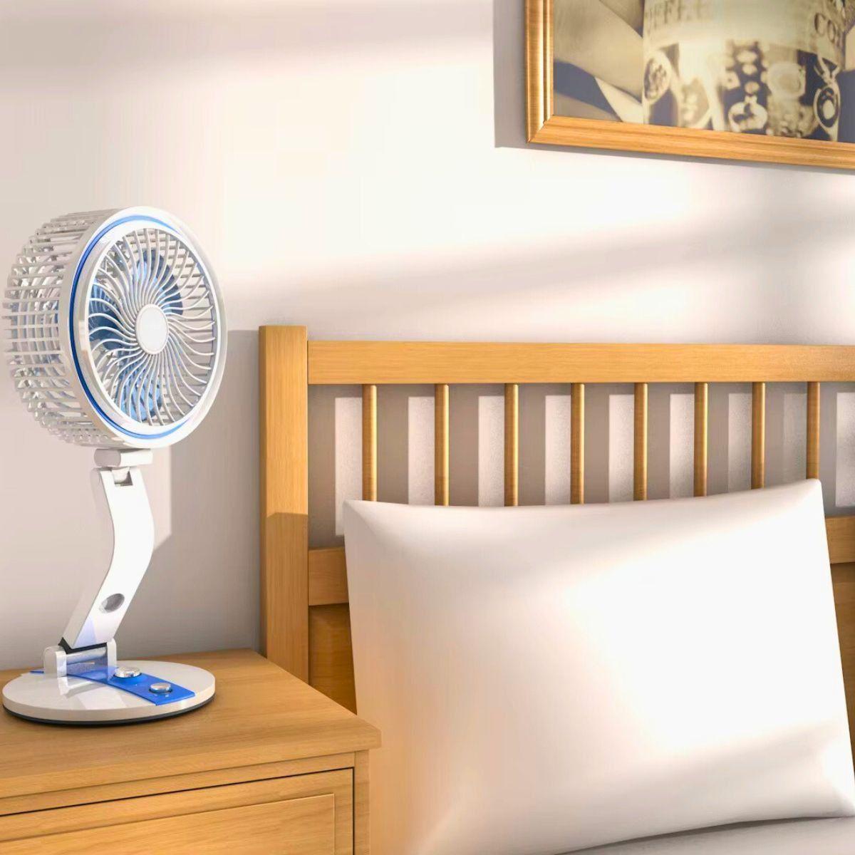 Mini Ventilador Plegable Mesa Portátil Oficina Hogar Lau-1