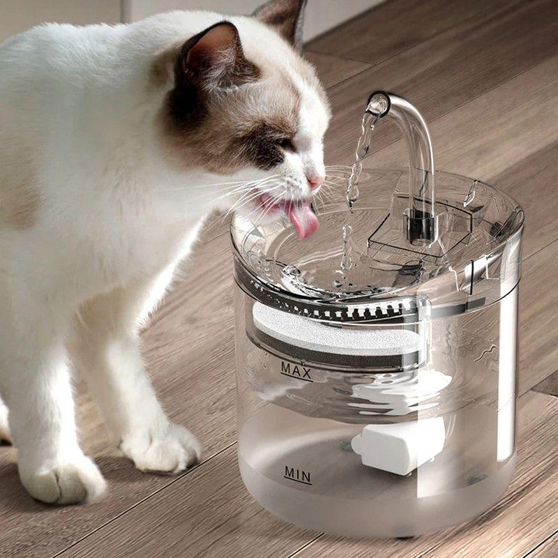 Bebedero Agua Mascota Gato Fuente Circulacion Rondon-6