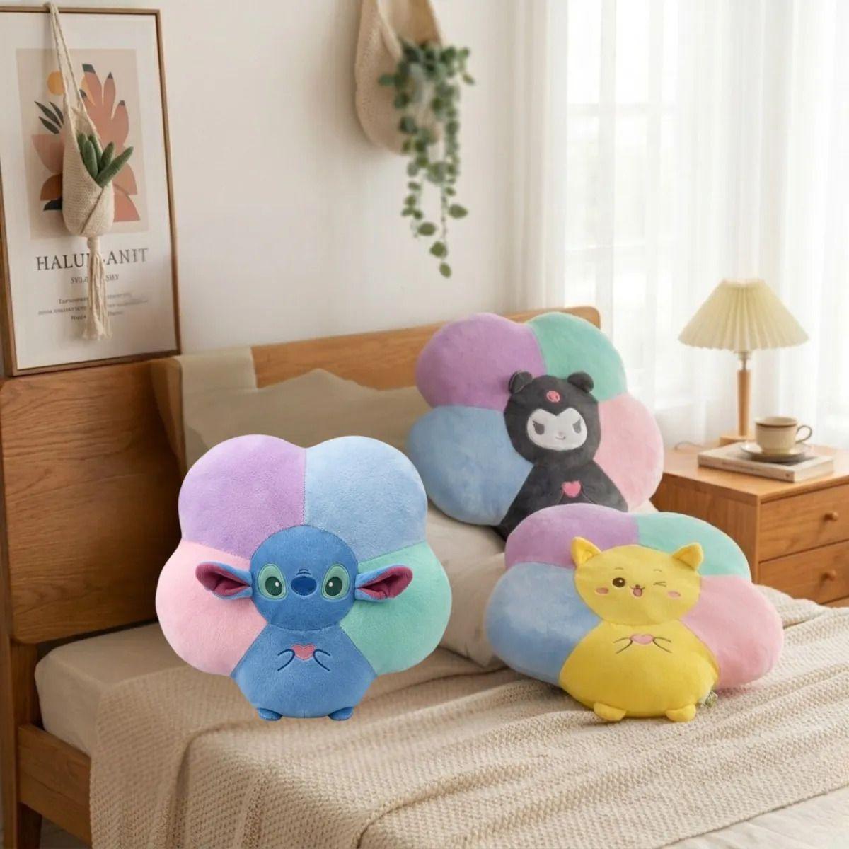 Cojin Decorativo Infantil Forma Flor Peluche Ultra Suave ALJ-9