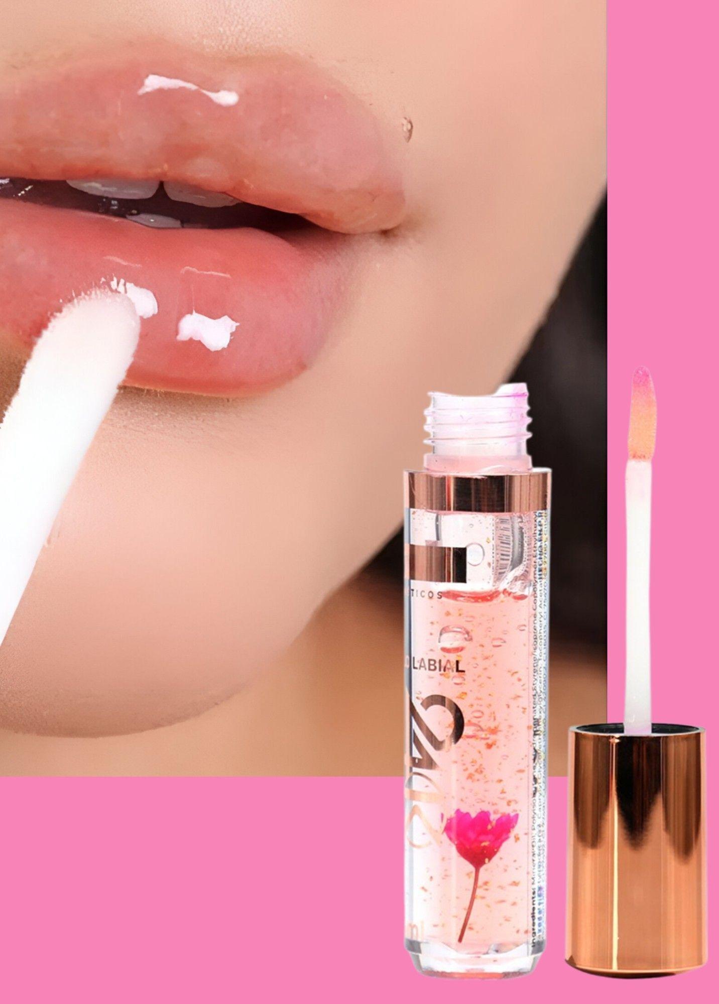 Set 3 Brillo Labial 24K Flores Hidrata Nutre Jhn-4