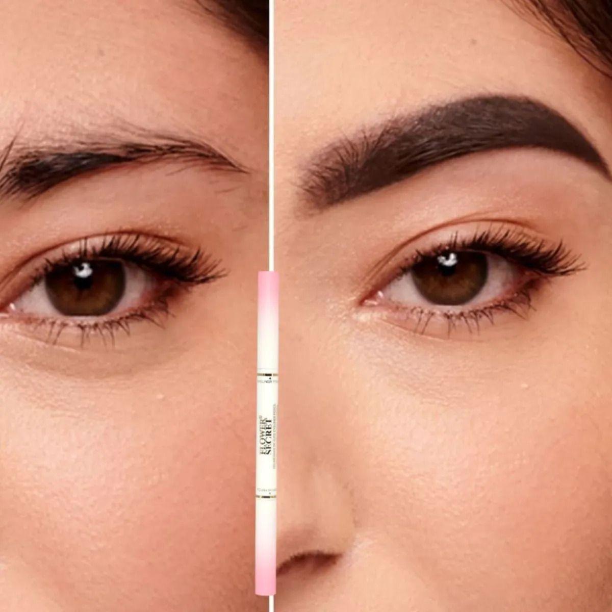 Paq 24 Lápices Cejas Retráctil 2en1 Alta Precisión ALJ-7