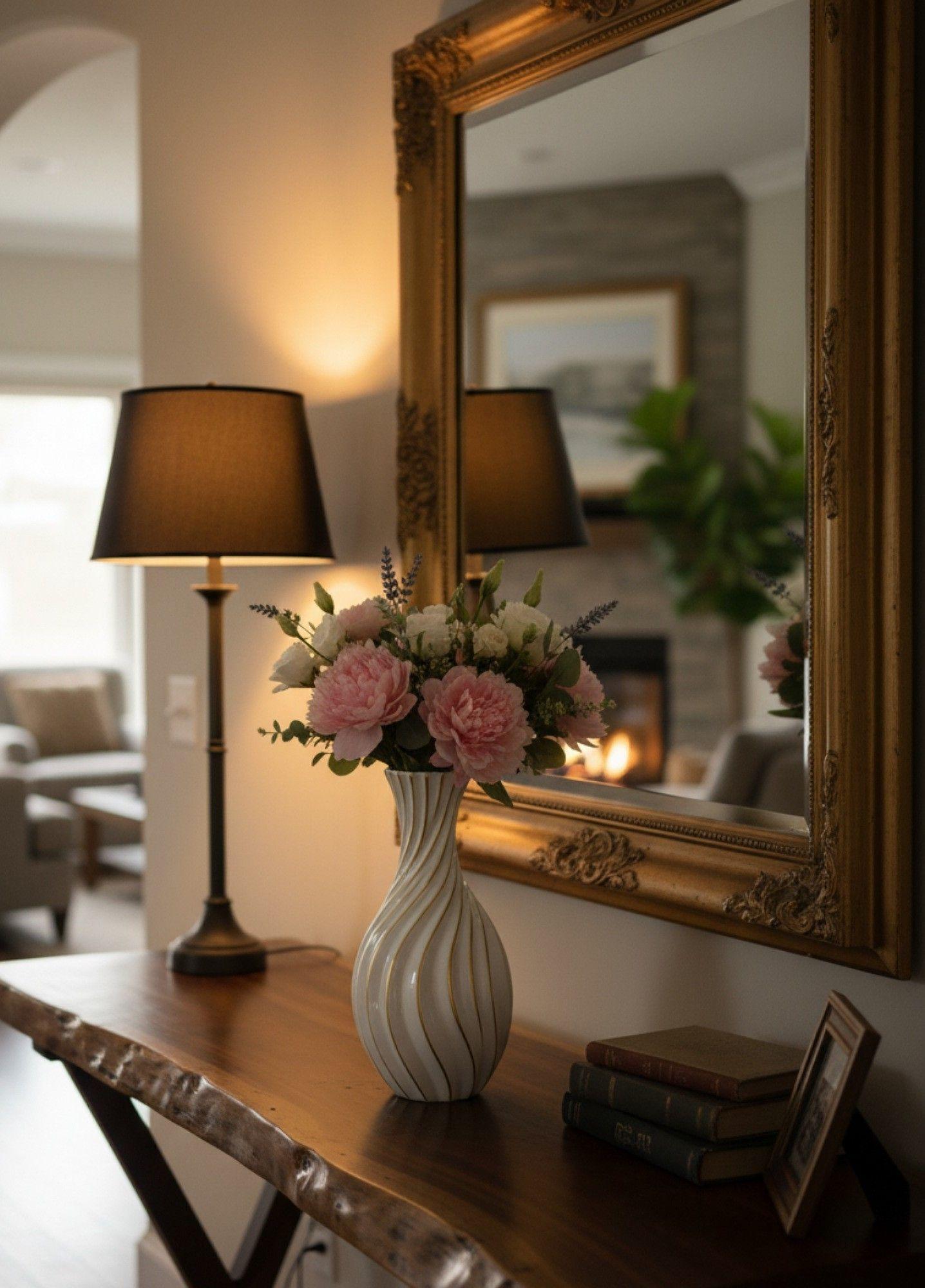 Florero Decorativo Jarrón Escultural Diseño Remolino Jhn-6