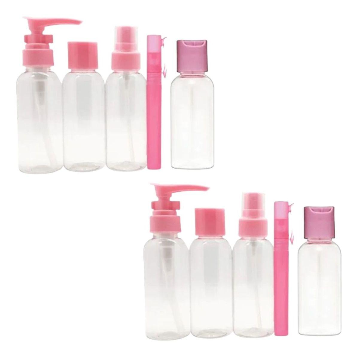 SET 4 PACK DE BOTELLAS VACIAS DE VIAJE ATOMIZADOR LAU-4