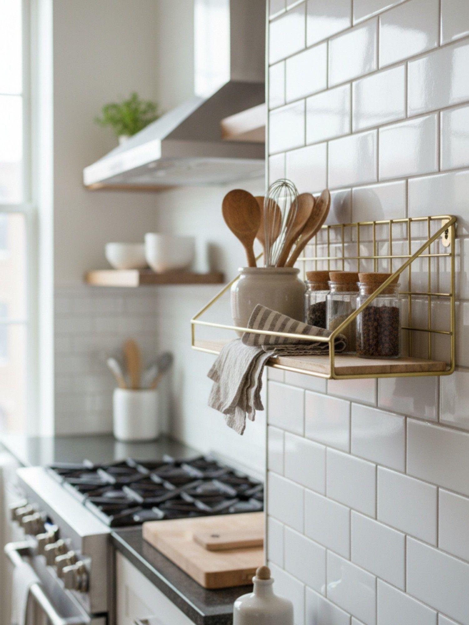 Estante Pared Repisa Diseño Moderno Almacenamiento Jhn-4