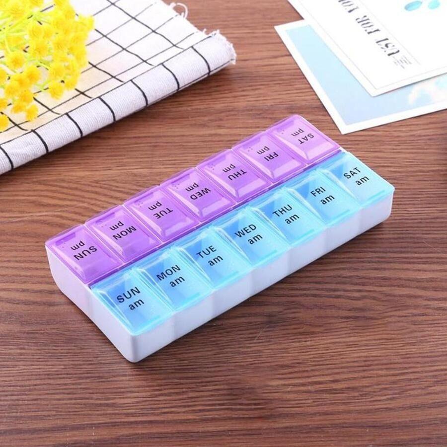 SET 3 PASTILLEROS TOMA SEMANAL PLASTICO PORTATIL LAU-8