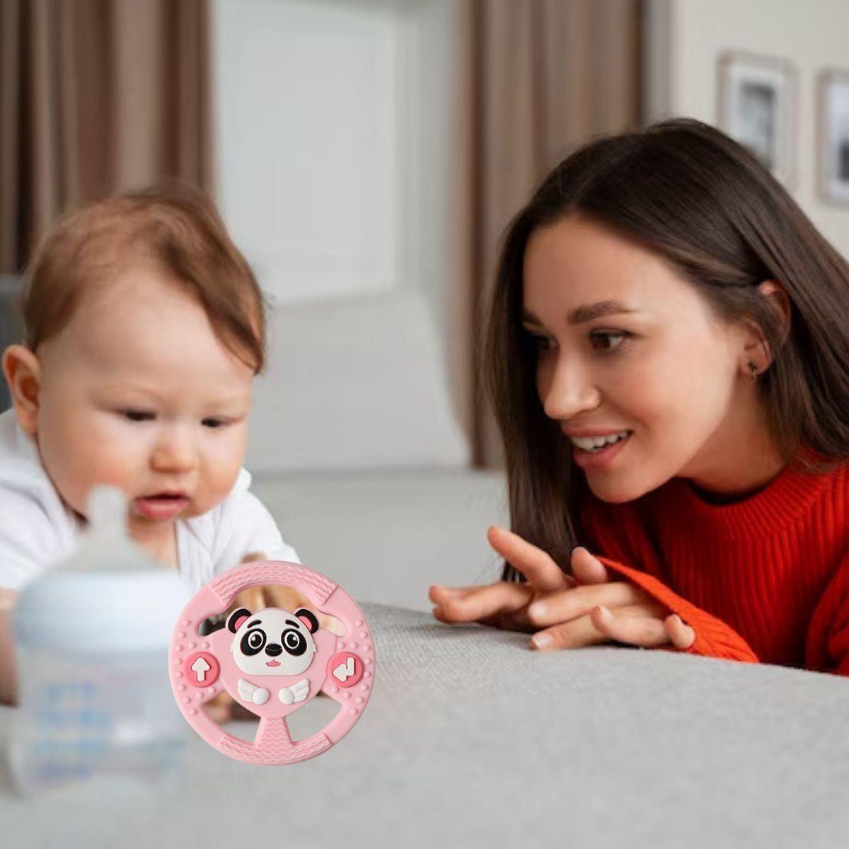 SET 5 MORDEDORES RASCA ENCIAS FORMA ANILLO DISEÑO PANDA LAU-6