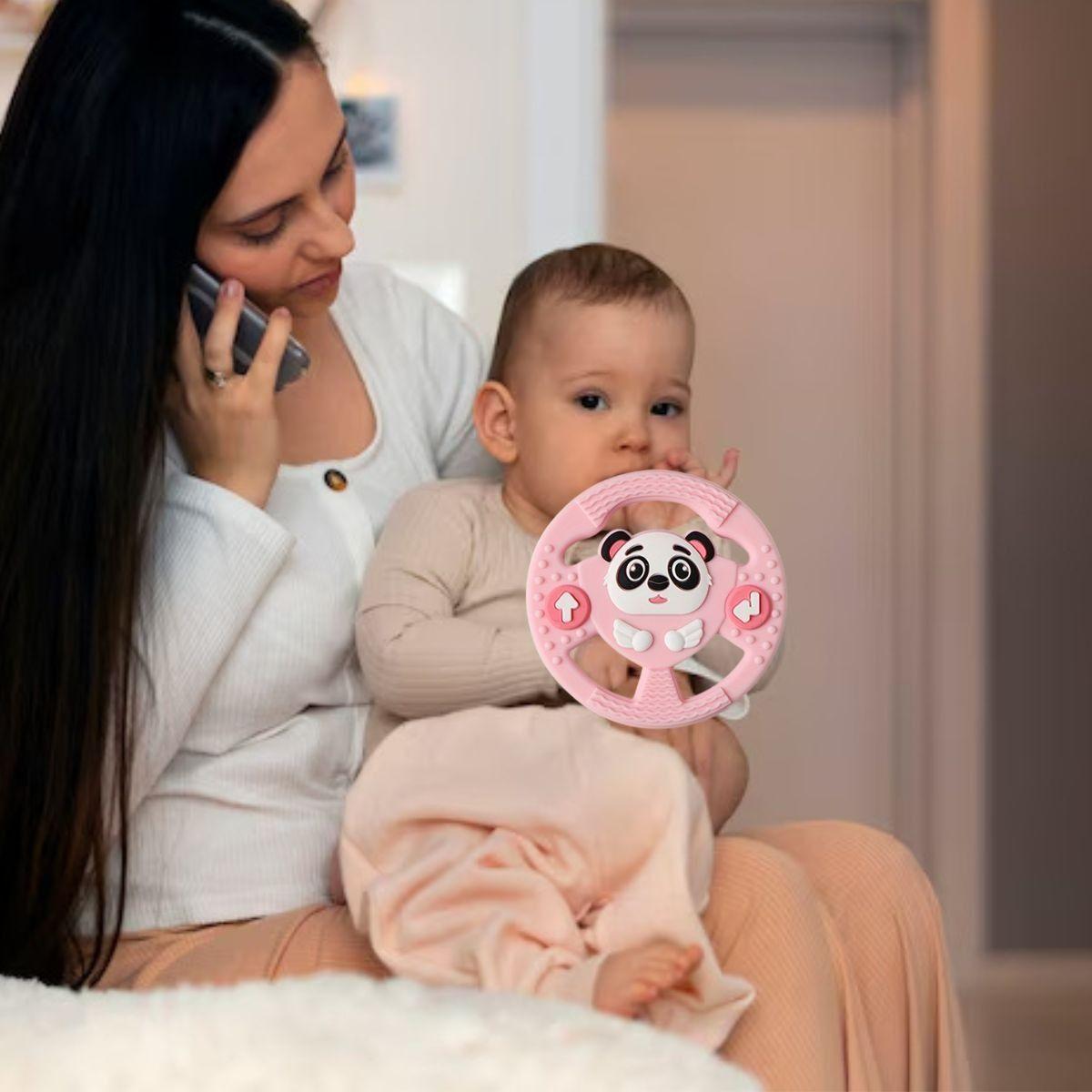 SET 5 MORDEDORES RASCA ENCIAS FORMA ANILLO DISEÑO PANDA LAU-9