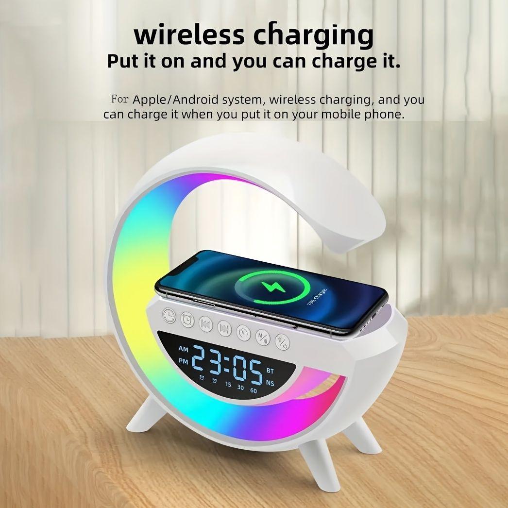 Altavoz Bluetooth Reloj Digital Led Altavoces Hogar Rondon-7