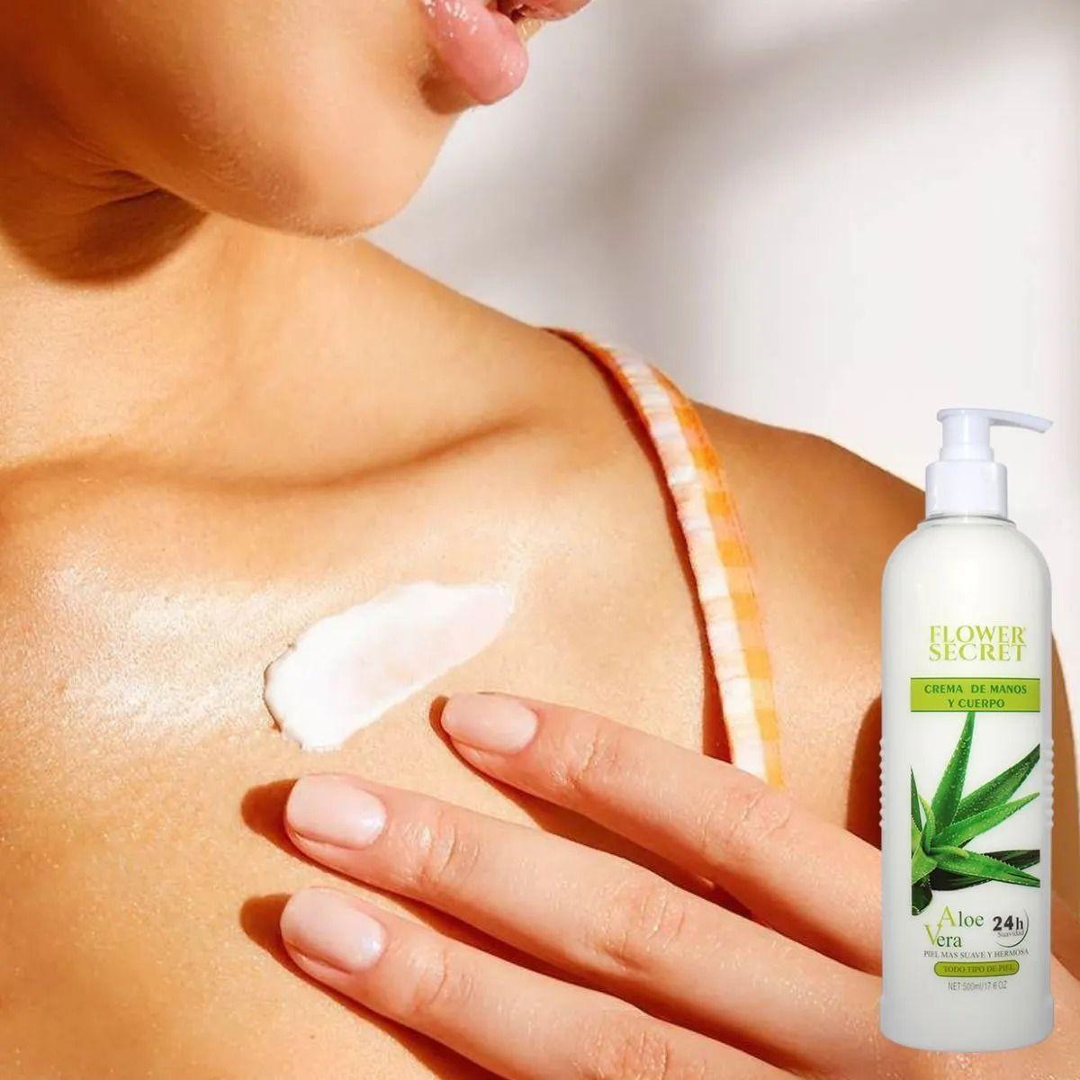 Set 2 Cremas Hidratante Cuerpo Aloe Vera Hidratacion 24H Lau-6