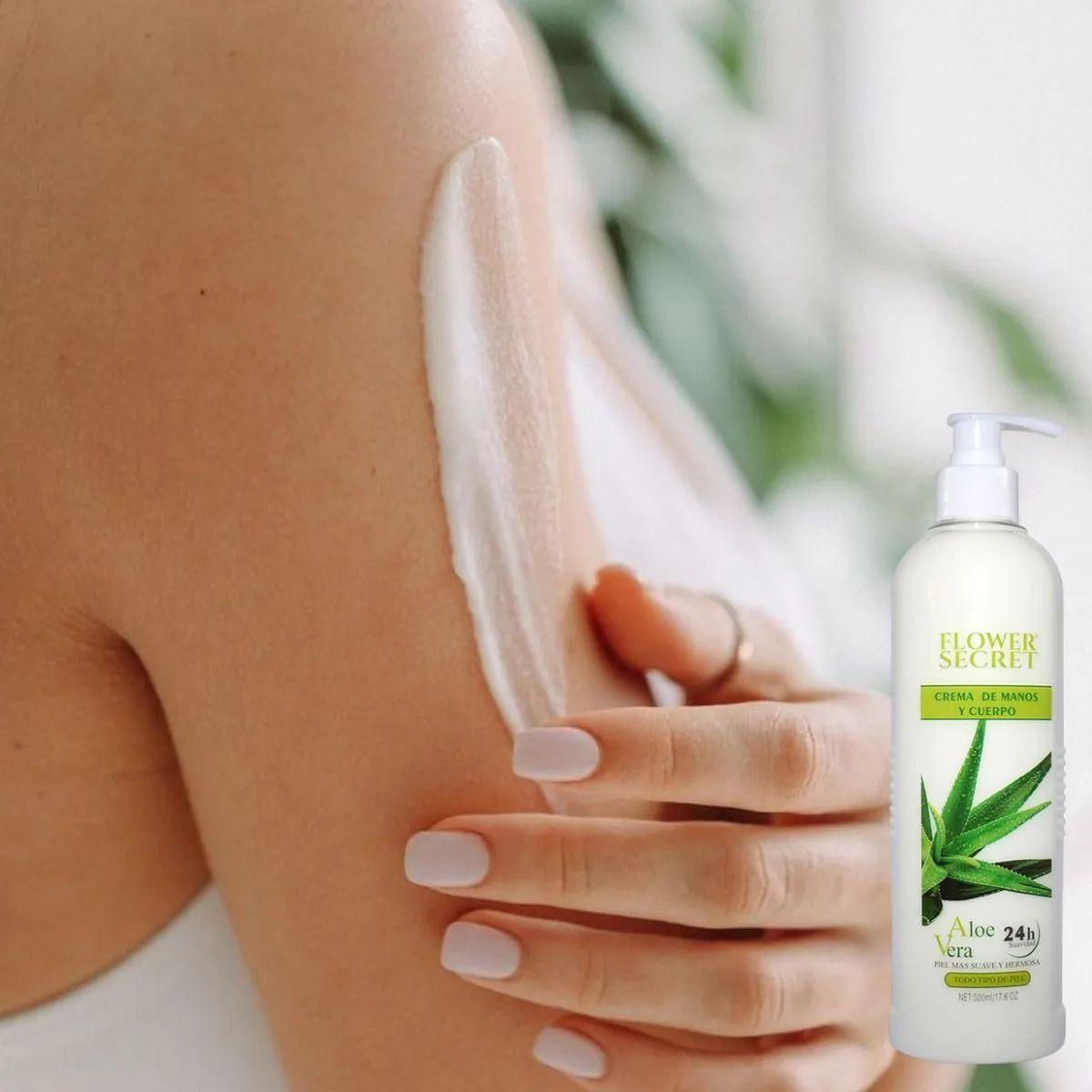 Set 2 Cremas Hidratante Cuerpo Aloe Vera Hidratacion 24H Lau-8